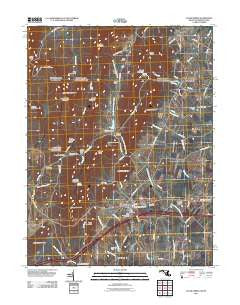 Clear Spring Maryland Historical topographic map, 1:24000 scale, 7.5 X 7.5 Minute, Year 2011