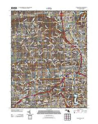 Cockeysville Maryland Historical topographic map, 1:24000 scale, 7.5 X 7.5 Minute, Year 2011