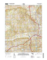 Cockeysville Maryland Historical topographic map, 1:24000 scale, 7.5 X 7.5 Minute, Year 2014