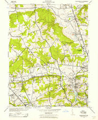Cockeysville Maryland Historical topographic map, 1:24000 scale, 7.5 X 7.5 Minute, Year 1943