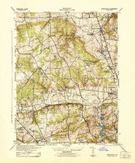 Cockeysville Maryland Historical topographic map, 1:31680 scale, 7.5 X 7.5 Minute, Year 1944