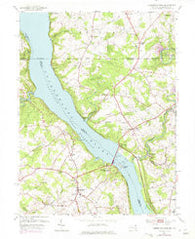 Conowingo Dam Maryland Historical topographic map, 1:24000 scale, 7.5 X 7.5 Minute, Year 1953