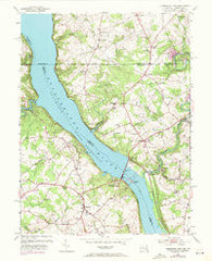 Conowingo Dam Maryland Historical topographic map, 1:24000 scale, 7.5 X 7.5 Minute, Year 1953