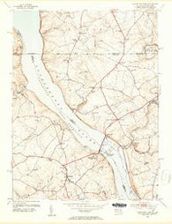 Conowingo Dam Maryland Historical topographic map, 1:24000 scale, 7.5 X 7.5 Minute, Year 1953