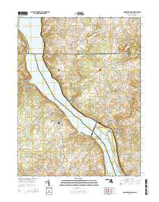 Conowingo Dam Maryland Historical topographic map, 1:24000 scale, 7.5 X 7.5 Minute, Year 2014