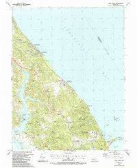 Cove Point Maryland Historical topographic map, 1:24000 scale, 7.5 X 7.5 Minute, Year 1987