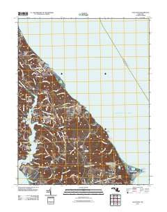 Cove Point Maryland Historical topographic map, 1:24000 scale, 7.5 X 7.5 Minute, Year 2011