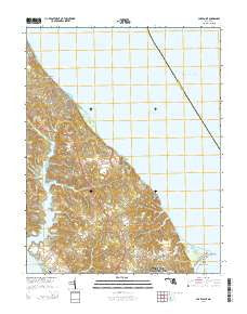 Cove Point Maryland Historical topographic map, 1:24000 scale, 7.5 X 7.5 Minute, Year 2014