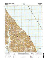 Cove Point Maryland Current topographic map, 1:24000 scale, 7.5 X 7.5 Minute, Year 2016