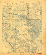 Crapo Maryland Historical topographic map, 1:62500 scale, 15 X 15 Minute, Year 1905