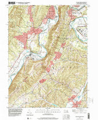 Cresaptown Maryland Historical topographic map, 1:24000 scale, 7.5 X 7.5 Minute, Year 1997