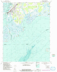 Crisfield Maryland Historical topographic map, 1:24000 scale, 7.5 X 7.5 Minute, Year 1968