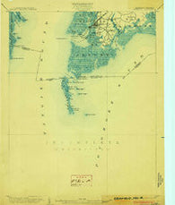 Crisfield Virginia Historical topographic map, 1:62500 scale, 15 X 15 Minute, Year 1903