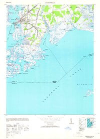 Crisfield Maryland Historical topographic map, 1:24000 scale, 7.5 X 7.5 Minute, Year 1953
