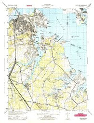 Curtis Bay Maryland Historical topographic map, 1:31680 scale, 7.5 X 7.5 Minute, Year 1944