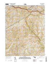 Damascus Maryland Historical topographic map, 1:24000 scale, 7.5 X 7.5 Minute, Year 2014