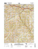 Damascus Maryland Current topographic map, 1:24000 scale, 7.5 X 7.5 Minute, Year 2016