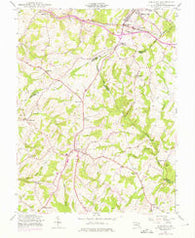 Damascus Maryland Historical topographic map, 1:24000 scale, 7.5 X 7.5 Minute, Year 1944