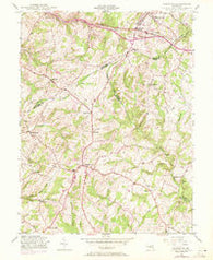 Damascus Maryland Historical topographic map, 1:24000 scale, 7.5 X 7.5 Minute, Year 1944