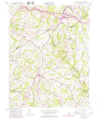 Damascus Maryland Historical topographic map, 1:24000 scale, 7.5 X 7.5 Minute, Year 1944
