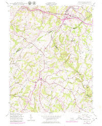 Damascus Maryland Historical topographic map, 1:24000 scale, 7.5 X 7.5 Minute, Year 1944
