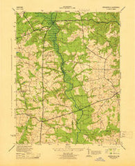 Davidsonville Maryland Historical topographic map, 1:31680 scale, 7.5 X 7.5 Minute, Year 1944