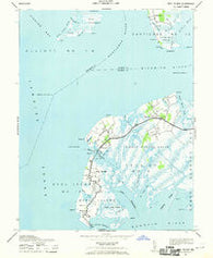 Deal Island Maryland Historical topographic map, 1:24000 scale, 7.5 X 7.5 Minute, Year 1942