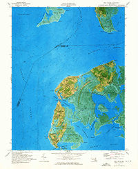 Deal Island Maryland Historical topographic map, 1:24000 scale, 7.5 X 7.5 Minute, Year 1972