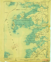 Deal Island Maryland Historical topographic map, 1:62500 scale, 15 X 15 Minute, Year 1903
