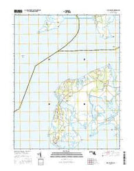 Deal Island Maryland Current topographic map, 1:24000 scale, 7.5 X 7.5 Minute, Year 2016