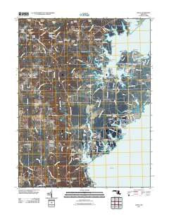 Deale Maryland Historical topographic map, 1:24000 scale, 7.5 X 7.5 Minute, Year 2011