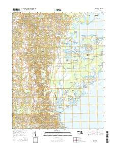 Deale Maryland Historical topographic map, 1:24000 scale, 7.5 X 7.5 Minute, Year 2014