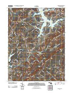 Deer Park Maryland Historical topographic map, 1:24000 scale, 7.5 X 7.5 Minute, Year 2011