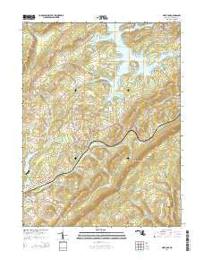 Deer Park Maryland Historical topographic map, 1:24000 scale, 7.5 X 7.5 Minute, Year 2014