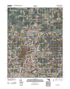 Delmar Maryland Historical topographic map, 1:24000 scale, 7.5 X 7.5 Minute, Year 2011