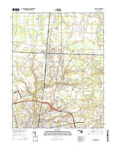 Delmar Maryland Historical topographic map, 1:24000 scale, 7.5 X 7.5 Minute, Year 2014