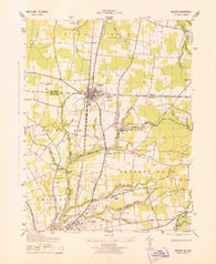 Delmar Maryland Historical topographic map, 1:31680 scale, 7.5 X 7.5 Minute, Year 1943
