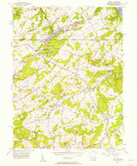 Delta Pennsylvania Historical topographic map, 1:24000 scale, 7.5 X 7.5 Minute, Year 1956