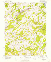 Delta Pennsylvania Historical topographic map, 1:24000 scale, 7.5 X 7.5 Minute, Year 1956