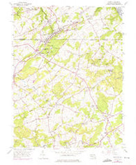 Delta Pennsylvania Historical topographic map, 1:24000 scale, 7.5 X 7.5 Minute, Year 1956