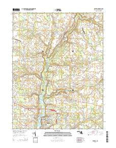Denton Maryland Historical topographic map, 1:24000 scale, 7.5 X 7.5 Minute, Year 2014