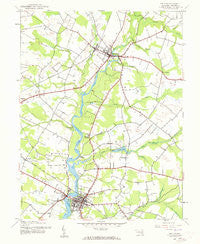 Denton Maryland Historical topographic map, 1:24000 scale, 7.5 X 7.5 Minute, Year 1944
