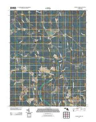Dividing Creek Maryland Historical topographic map, 1:24000 scale, 7.5 X 7.5 Minute, Year 2011