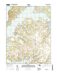 Earleville Maryland Historical topographic map, 1:24000 scale, 7.5 X 7.5 Minute, Year 2014