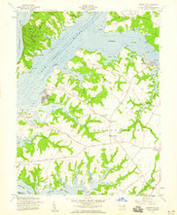 Earleville Maryland Historical topographic map, 1:24000 scale, 7.5 X 7.5 Minute, Year 1958