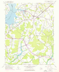 East New Market Maryland Historical topographic map, 1:24000 scale, 7.5 X 7.5 Minute, Year 1944