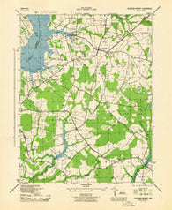 East New Market Maryland Historical topographic map, 1:31680 scale, 7.5 X 7.5 Minute, Year 1944