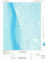 East Of Point Lookout Maryland Historical topographic map, 1:24000 scale, 7.5 X 7.5 Minute, Year 1982