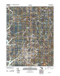 Easton Maryland Historical topographic map, 1:24000 scale, 7.5 X 7.5 Minute, Year 2011