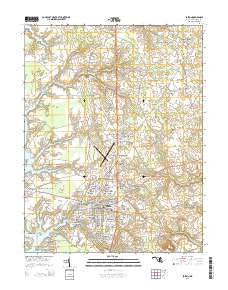Easton Maryland Historical topographic map, 1:24000 scale, 7.5 X 7.5 Minute, Year 2014